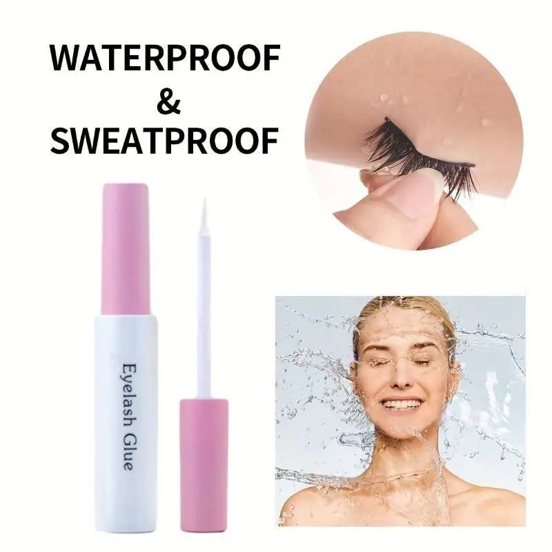 False Eyelash Glue Self Grafting Super Sticky Long Lasting Fast Dry Waterproof Non Irritating Low Allergy