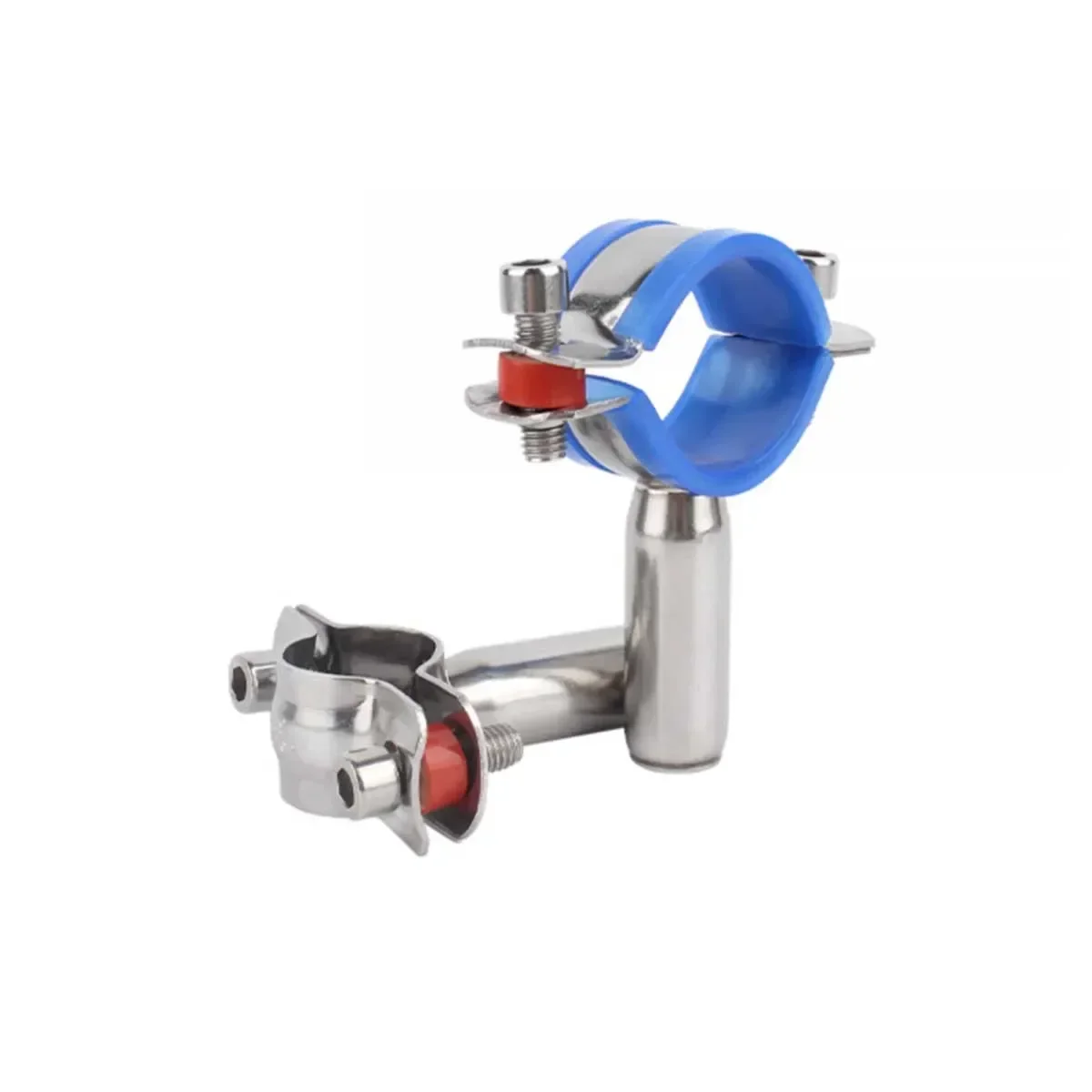 304 دعامة من الفولاذ المقاوم للصدأ ملحومة أنابيب المياه تحديد المشبك جولة قفل بولي كلوريد الفينيل المشبك