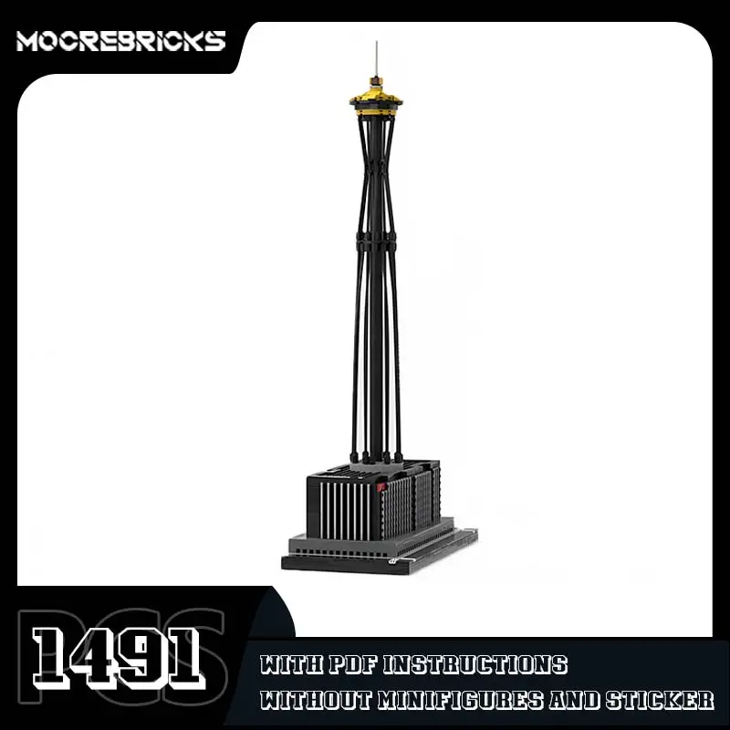 Serie personalizzata Sydney Tower Building Blocks Città Famoso modello di punto panoramico Kit di giocattoli in mattoni ad alta tecnologia Regalo di compleanno per bambini