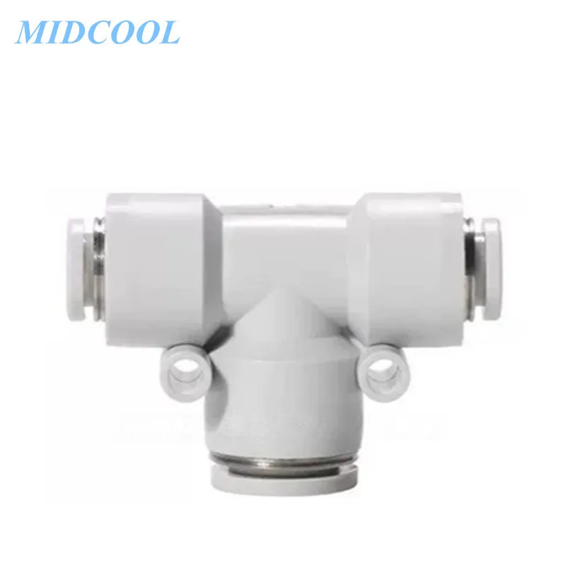 One-Touch Fitting PEW Series PEW6-4 PEW8-6 PEW10-8 PEW12-10 Tube-tube Type Different Diameter Tee