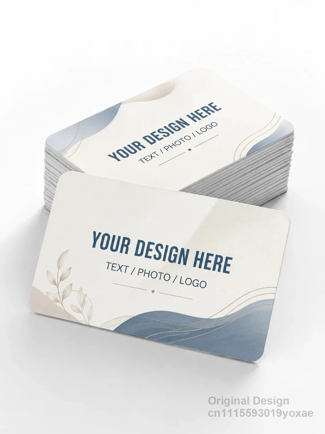 Custom Plastic Business Cards Personalized PVC Logo Text QR Code Photo Waterproof Double Sided Name Cards 85x54mm Transparent