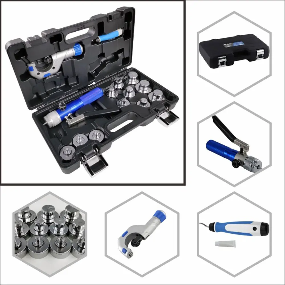 Hydraulic Expander HVAC Hydraulic SWAGING Tool Kit For Copper Tubing Expanding Copper Tube Expander Tool 3/8\