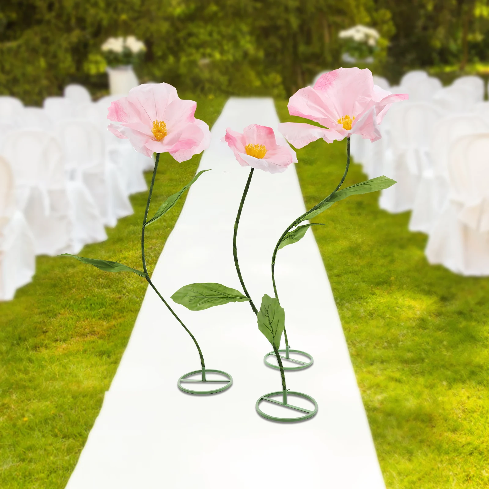 

Giant Flowers For Decoration, 5.9ft Large Artificial Flower For Wedding Reception Birthday Halloween Party Background