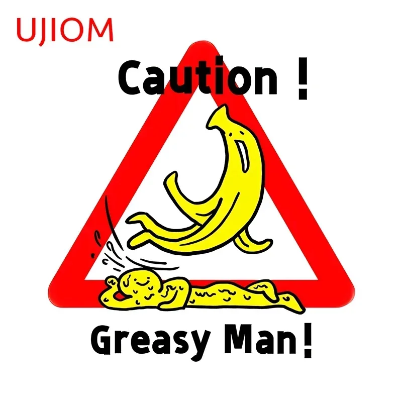 UJIOM For No Farting Warning Sign Parody Wall Sticker Interesting Graphics Design Decals Creative Living Room Decoration