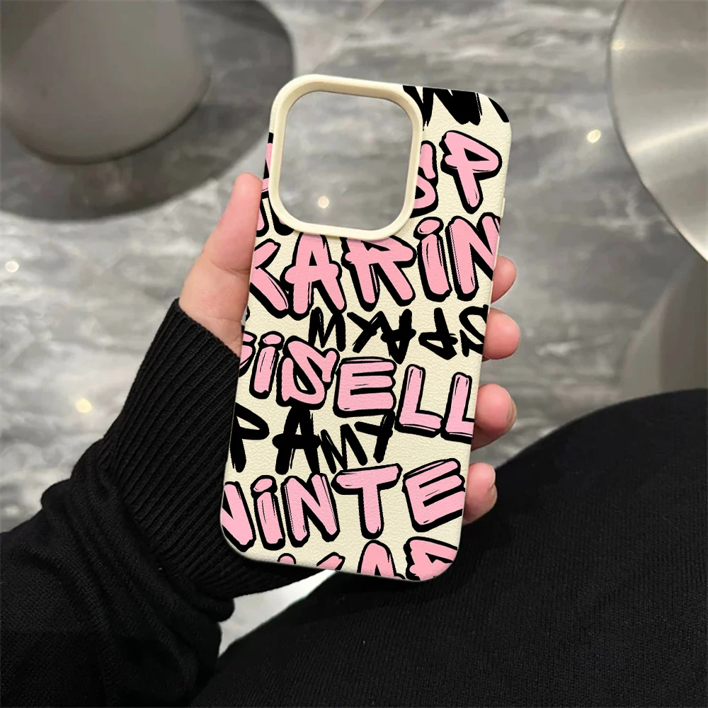 Y2K Graffiti-Stil Silikonhülle für iPhone 17 15 13 Pro Max Hüllen iPhone 11 12 13 ProMax 14 15 16 Plus XS XR Stoßfeste Schutzhülle – Detail 1