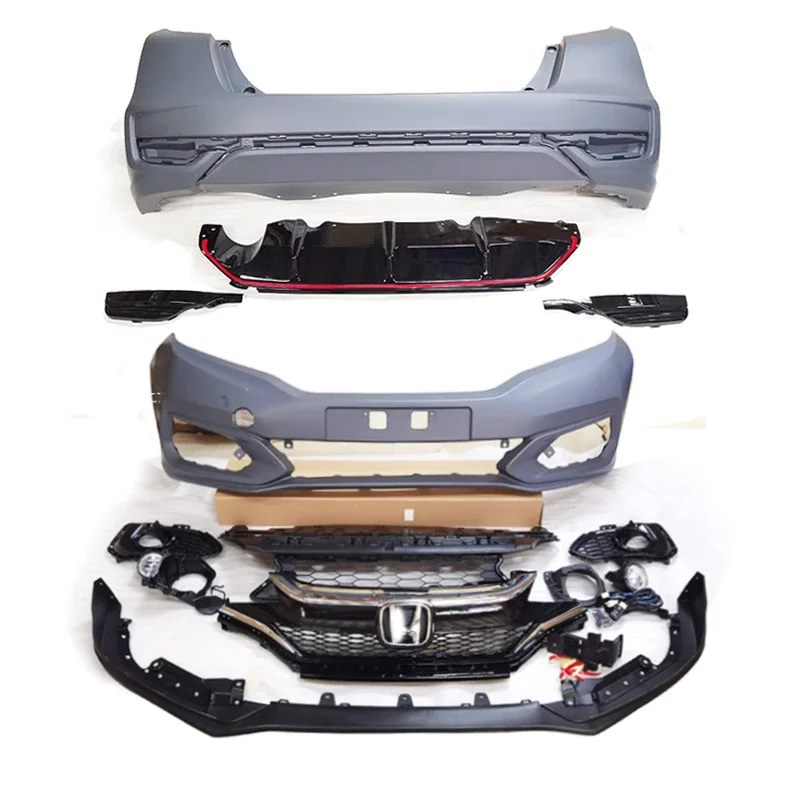 

jazz gk usm body kit 2018 grille bumper for Honda FIT 2015 2016 2017