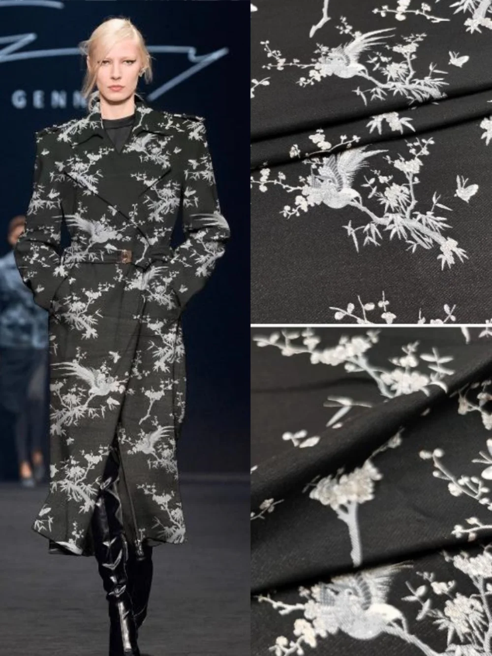 

Jacquard Fabric Chinese Style Crisp Clothing Brocade Color Woven Apparel Sewing Fabric Wholesale Cloth for By The Meter Diy