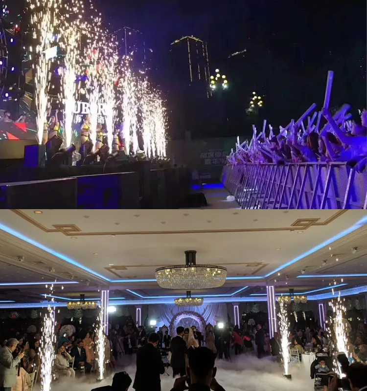 Bruiloft Disco Stage Speciale Effecten Machine 650W Vuurwerk Sterretje Koude Vonk Machine