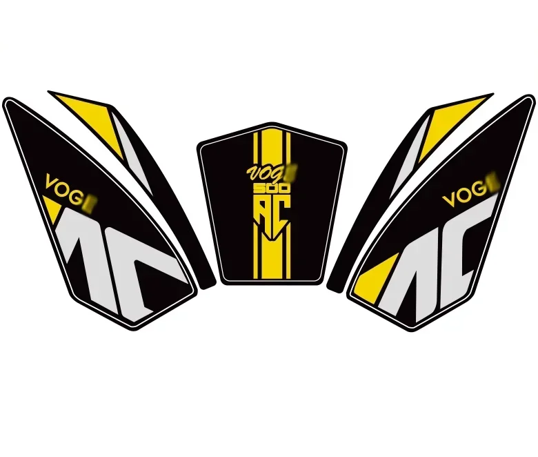 FOR LONGXIN VOGE 500 AC 500AC Motorcycle Accessories Tank Pad Gas Fuel Sticker Moto Decal Emblem Protector