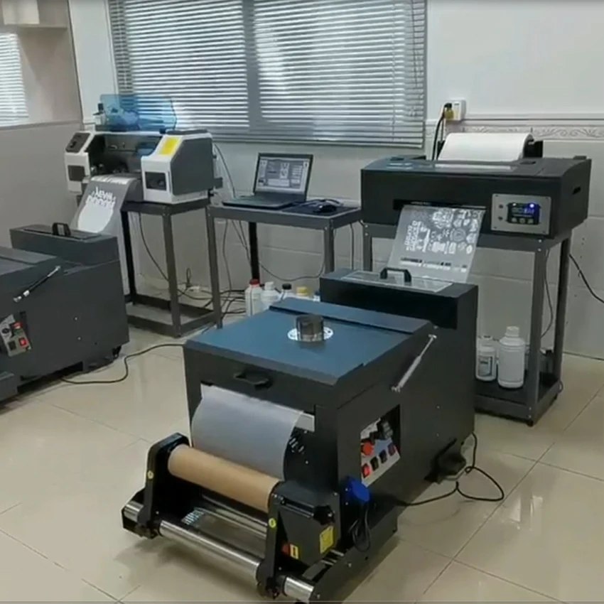 Dtf Film T-Shirt Printer i1600 Dual Head 60Cm Dtf Shaking Powder Printing Machine