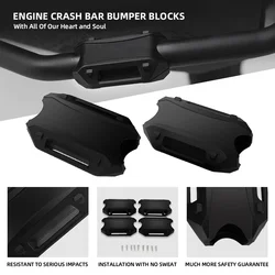 For CFMOTO CF MOTO 650MT 700MT 650 700 MT 700CL-X 2020-2023 Motorcycle Engine Crash Bar Protection Bumper Decorative Guard Block