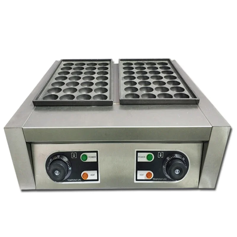 HT-56 Electric Takoyaki Maker Commercial Takoyaki Machine Non Stick Double Baking Pan 56 Octopus Household