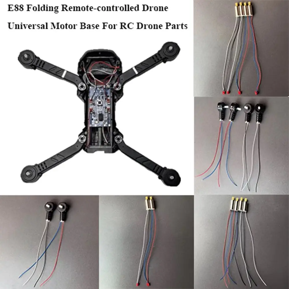 Engines Big Gear Folding Remote-controlled Drone Motor 10 Styles Universal E88 RC Drone Parts E88pro Quadrotor Spare Parts Black