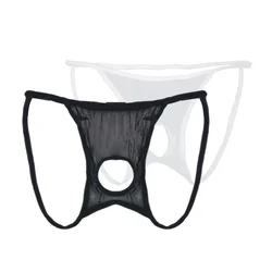 Men's Transparent Thong T-back Low Waist Sexy Lingerie Underwear Underpants Men's Intimate Underwear Gay Clothes