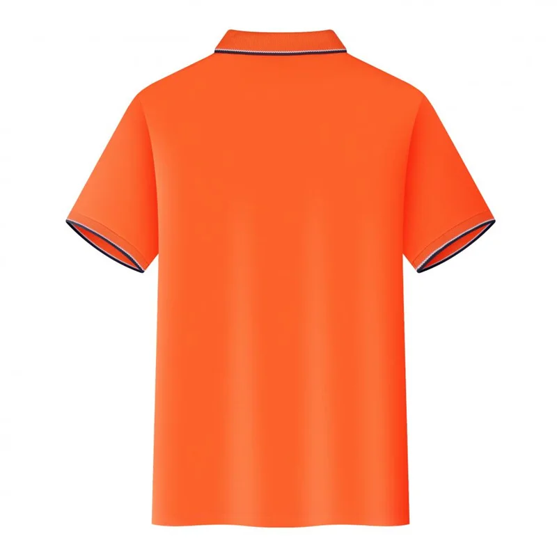 Summer Vibrant Colorful Small Collar Quick Drying Breathable Color Blocked Lapel Couple's Short Sleeved Polo Shirt Work Shirt