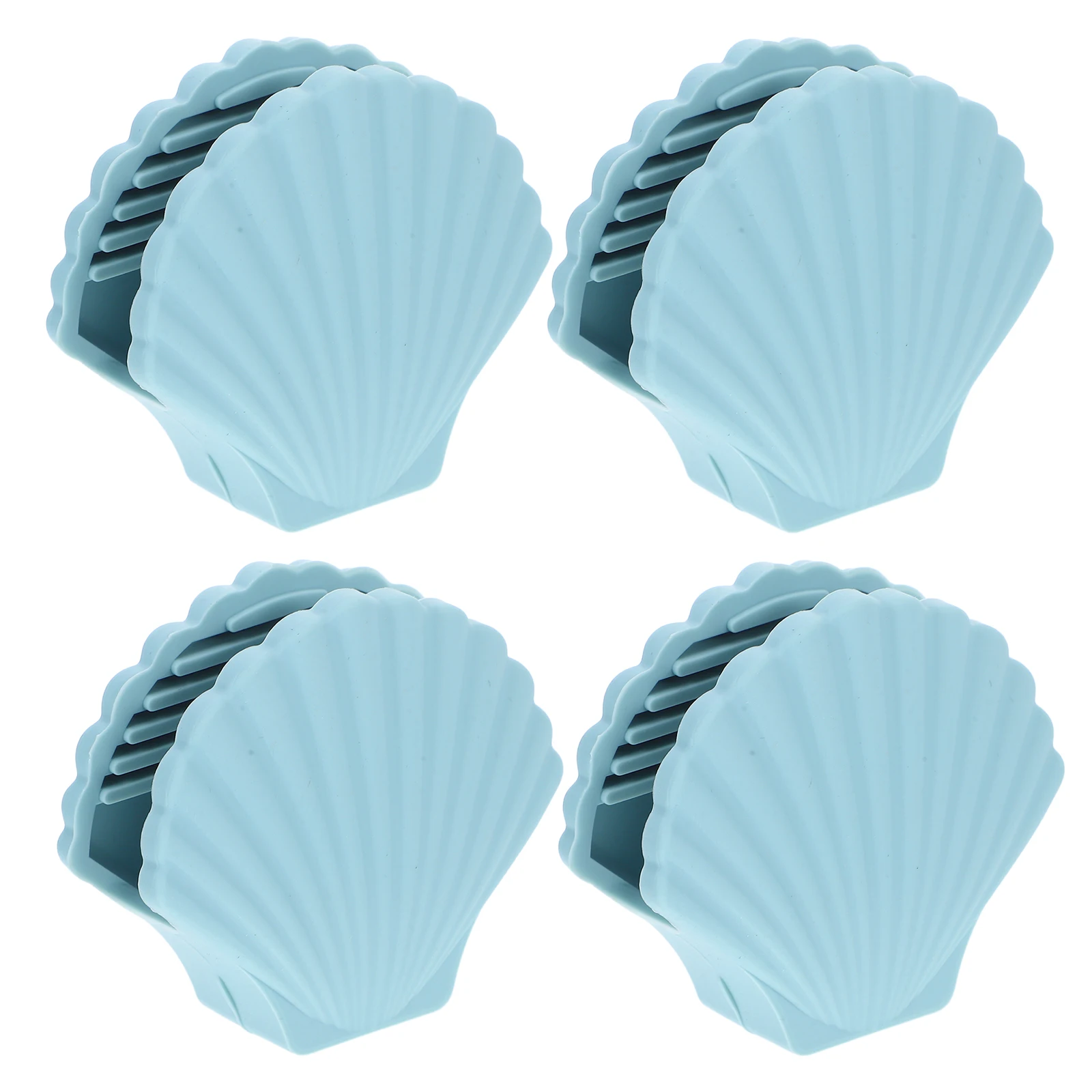 

4 Pcs Silicone Pot Handle Covers Blue Heat Resistant Anti Scald Kitchen Pan Handles Thermal Insulation Microwave Oven Compatible