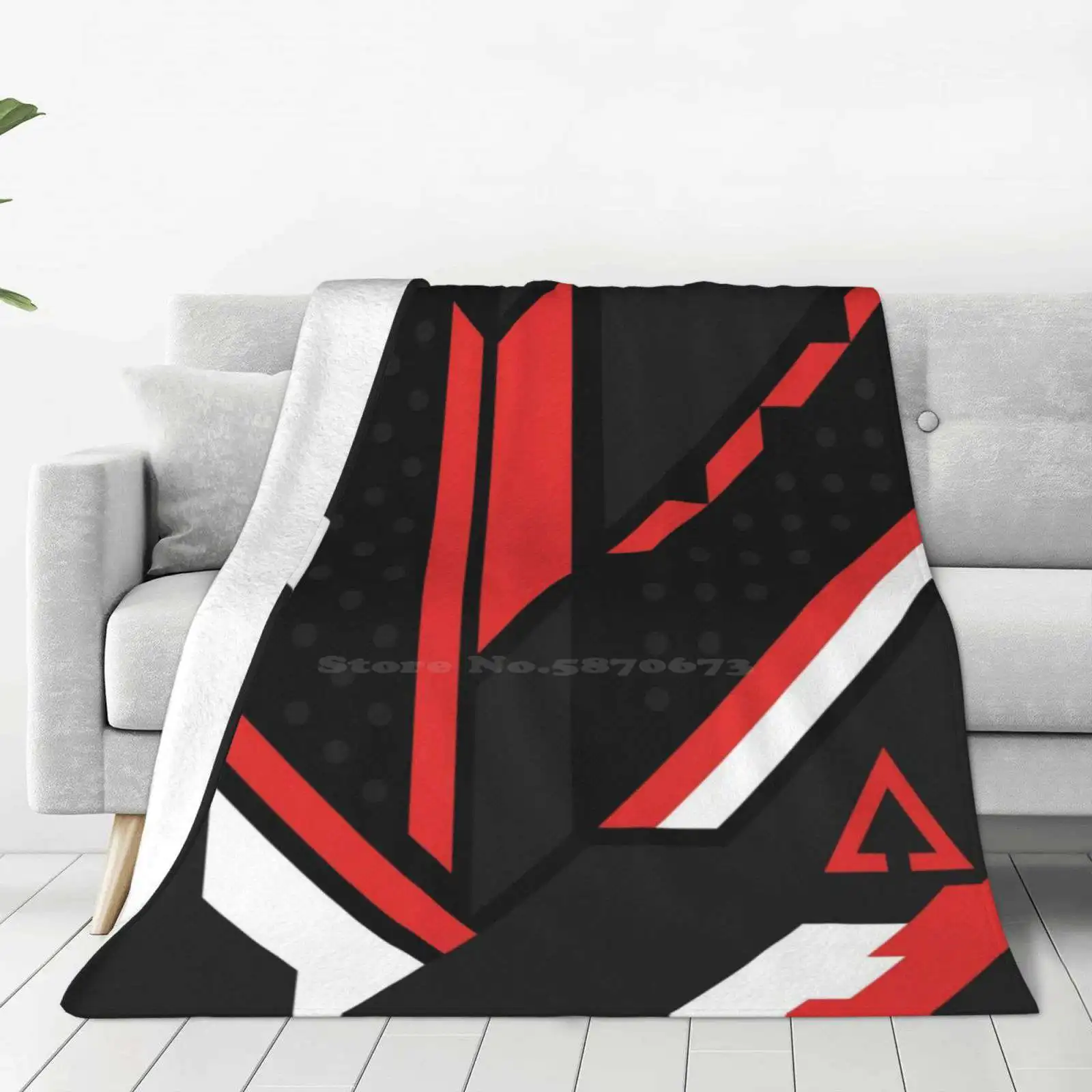 Csgo | Black , Red & White Top Quality Comfortable Bed Sofa Soft Blanket Cs Go Csgo Counter Strike Asiimov Juan Awp Deagle