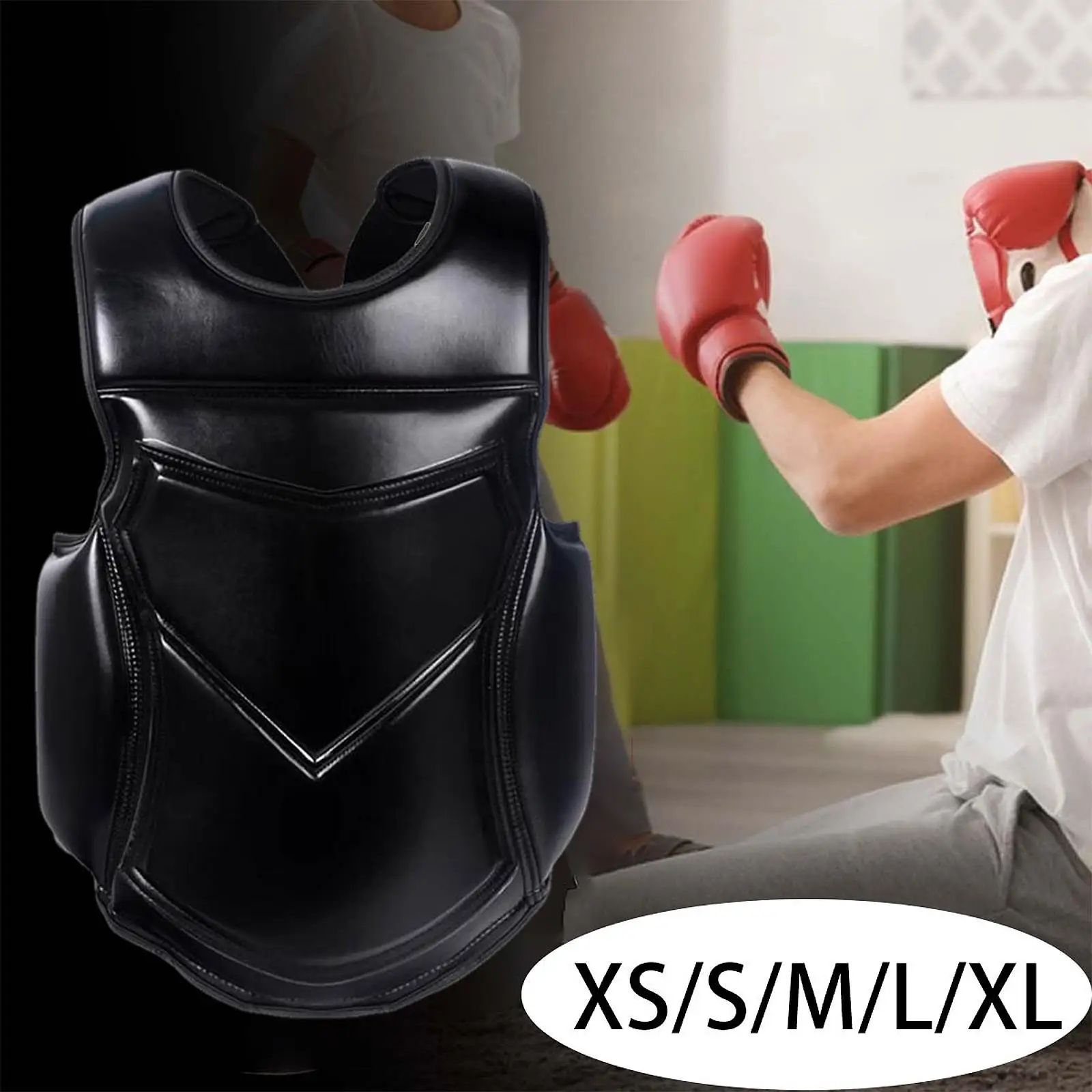 واقي صدر الكاراتيه لتمارين البطن العلوي Mma كيك بوكسينغ وواقي الجسم للملاكمة