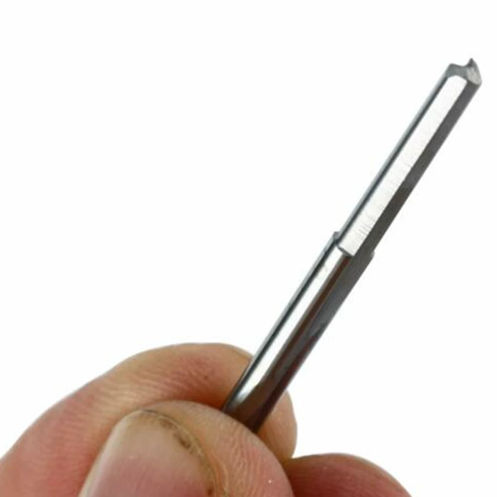 

Набор фрез с ЧПУ, 10 шт., фрезы с 2 канавками, прямым пазом и хвостовиком 18 дюймов для деревообработки и поделок