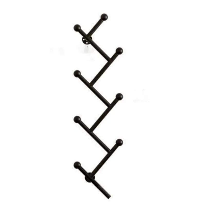 Creative Branch Living Room Porch Door Clothes Shelf Modern Wall Coat Rack Iron Bedroom Bedside Hooks Unique Design SpaceSaving