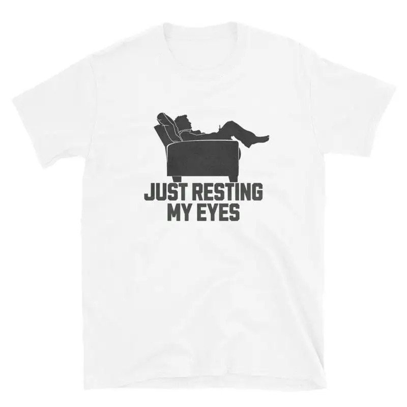 

Футболка «Просто отдыха моих глаз» с юмористическим утомленным папой, забавный день отца