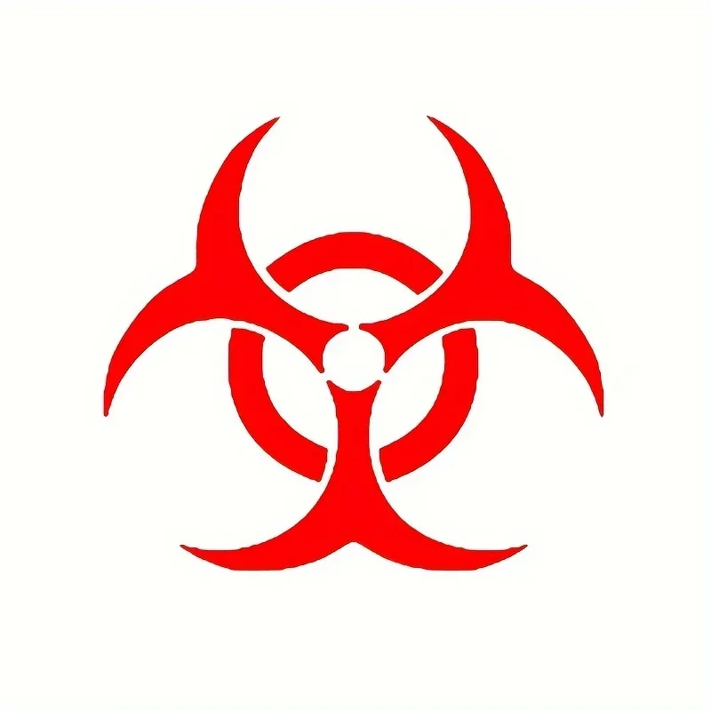 قطعة واحدة من ملصقات الفينيل Biohazard النووية - فيبي نهاية العالم لمعدات الألعاب/الخوذة/الثلاجة/جدران غرفة النوم