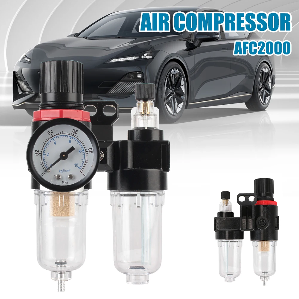 Regulator Trap Air Treatment Unit AFC 2000 Air Compressor Oil Water Separation Meter AFR 2000+AL 2000 G1/4