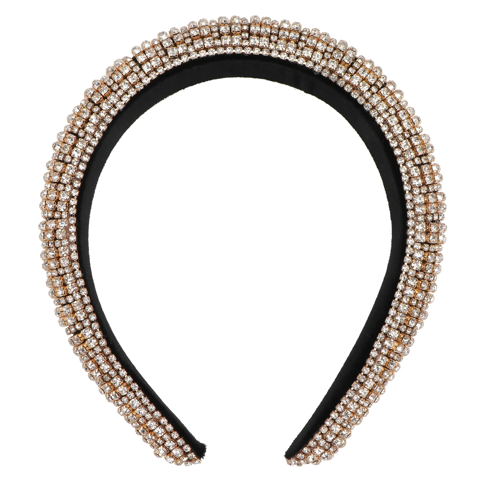 Rhinestone Hair Bands Wedding Accessories Crystal Headdress Bridal Durable Hoop European American