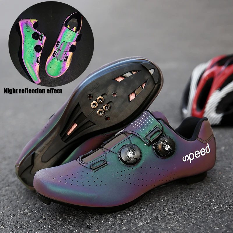 

Cycling Shoes Men's Road Bike Racing Competition Shoes Self-Locking SPD Cycling Racing Sports Shoes Women Cleats Cycling Shoes