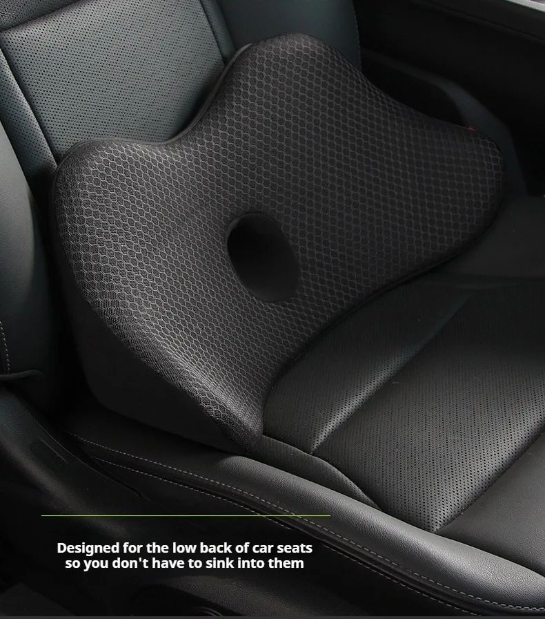 1 stücke Memory Foam Reise Auto Zurück Kissen Orthopädische Massage Sitz Matte Stuhl Büro Nickerchen Pad Auto Kissen Zurück Kissen – Detail 1