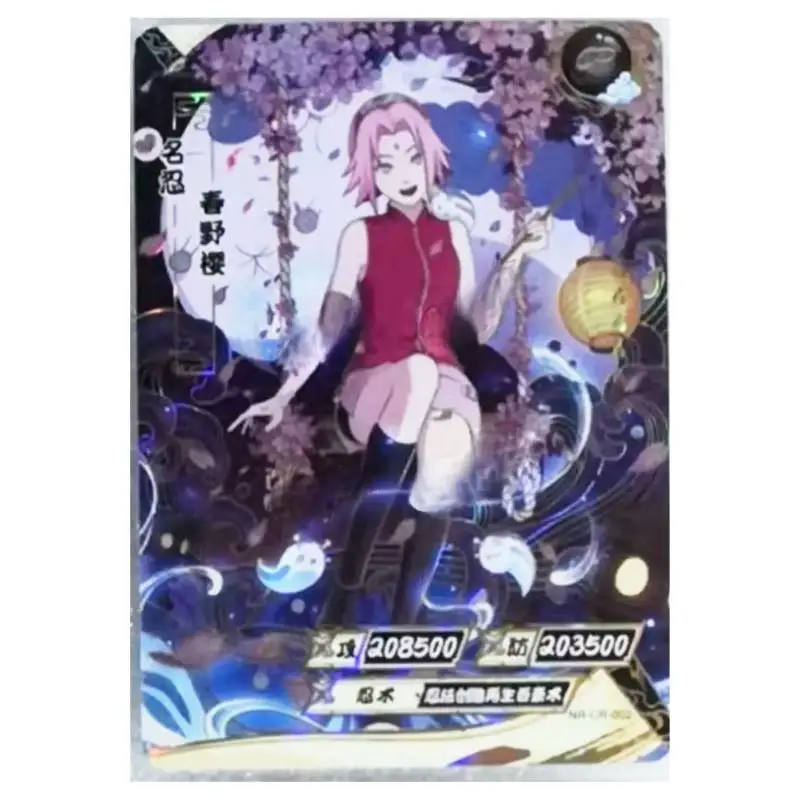 Kayou Naruto Cr-Card Anime Characters Tsunade Haruno Sakura Uchiha Sasuke Jiraiya Hyuga Hinata Nara Temari Collection Card