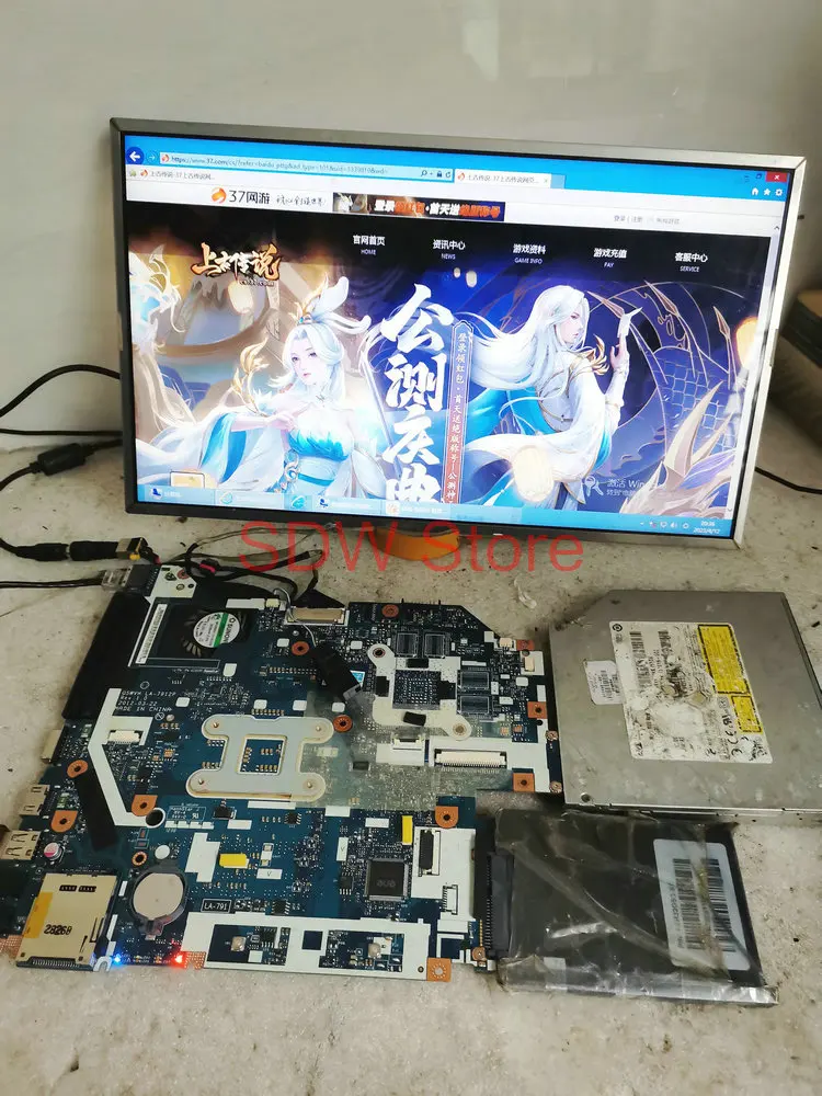 Q5WVH LA-7912P For ACER NV56R V3-571 E1-531 V3-571G E1-571G NOTEBOOK NBC1F11001 Laptop Motherboard HM77 DDR3 Fully tested