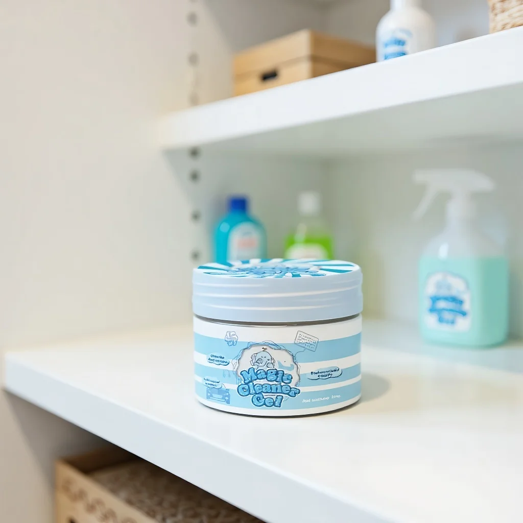 Magic Car Cleaning Gel - Reusable Dust Remover Putty for Air Vent Keyboard Crevice with Floral Fragrance