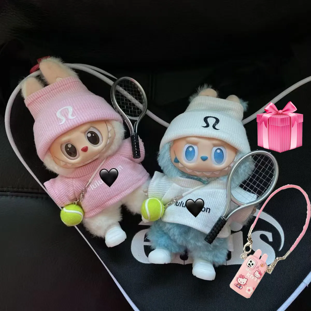 

Одежда Labubu, теннисная спортивная одежда, модная трикотажная одежда Labubu для куклы 17 см, свитер для коллекционеров игрушек