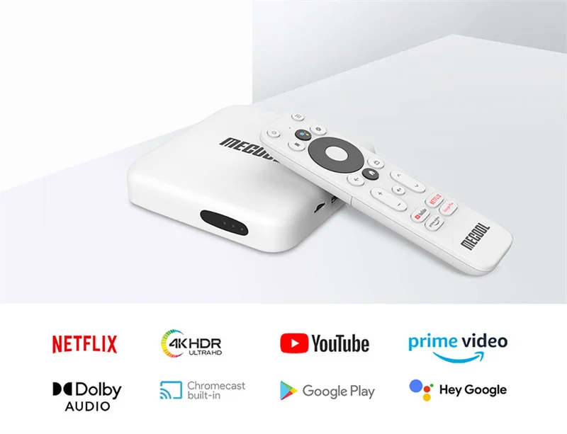 2025 Android TV Box Amlogic S905X2 Google معتمد Netflix 4K USB3.0 LAN 5G WiFi Dolby Atmos Audio Midea Player TV BOX