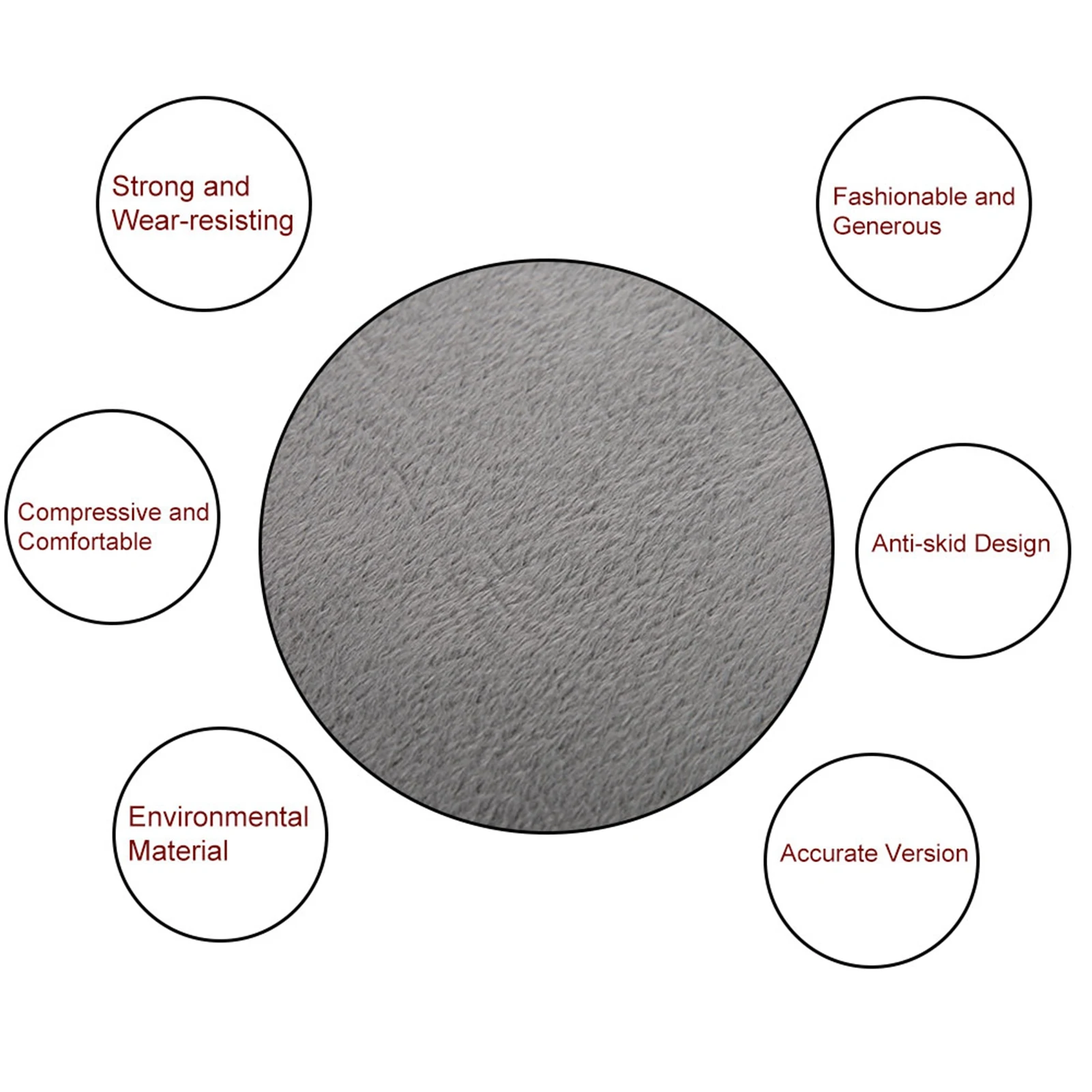 Seat Cushion Rotating Car Swivel Seat Cushion Rotatory Chair Pad Comfort Skidproof Antiskid  Home Use Rotating Chair Pad view 6