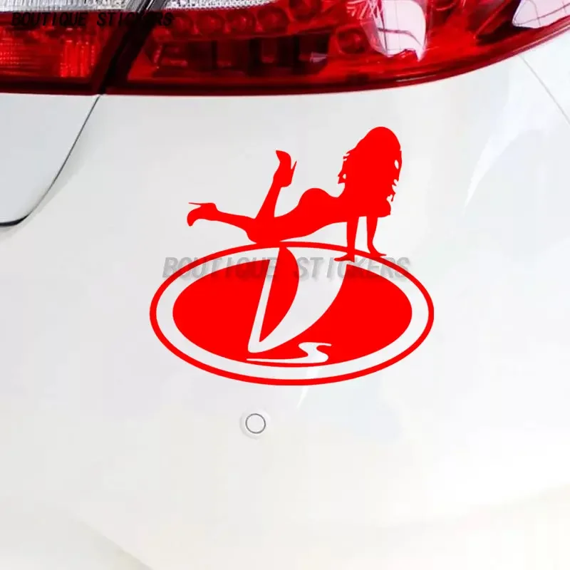 

Vaz Girls Funny Car Stickers Car Motorcycle Decoration Accessories Waterproof PVC Luggage Case Laptop