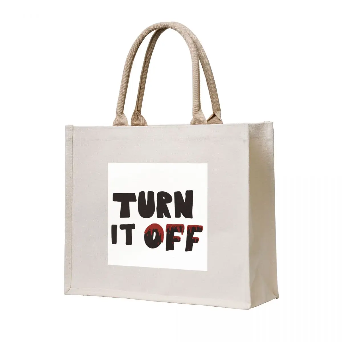 

TURN IT OFF TVD Tote Bag cloth bag woman custom bags eco pack Canvas shoulder bag