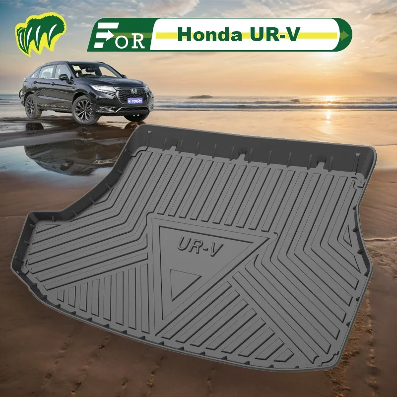 For Honda UR-V 18 19 20  21 2022 2017-2023 Custom Fit Car Trunk Mat All Season Cargo Mat 3D Shape Laser Measured Trunk Liner