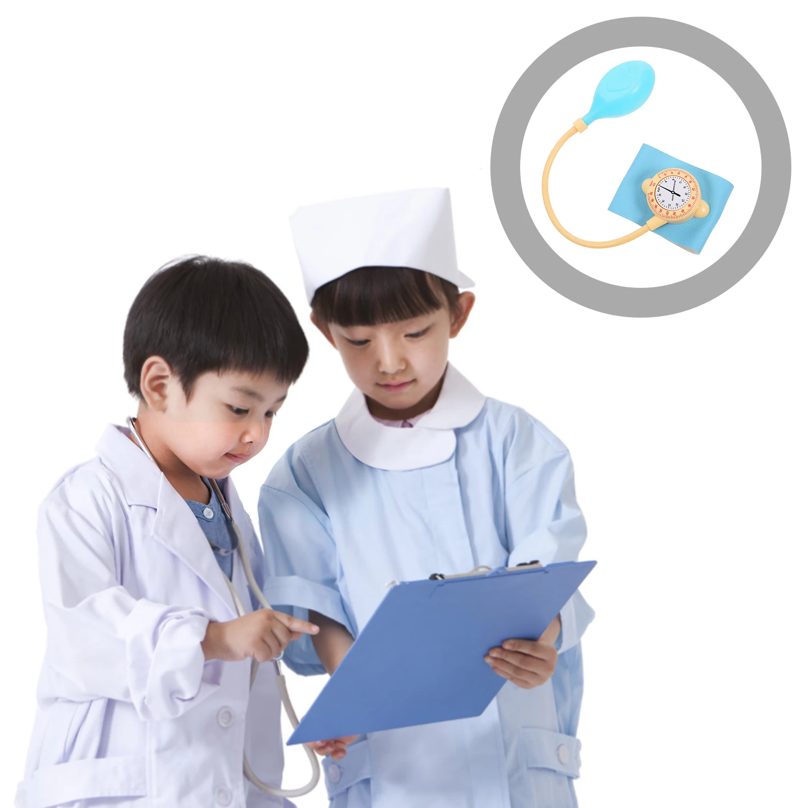 

Children Simulation Family Doctor Toy Mini Toy Kids Educational Plaything Doctor's Toy Blood Pressure Measurements
