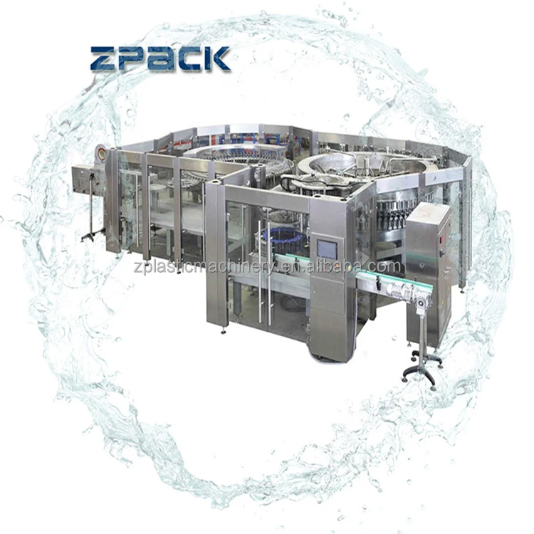 fully automatic drinking mineral water bottling filling plant