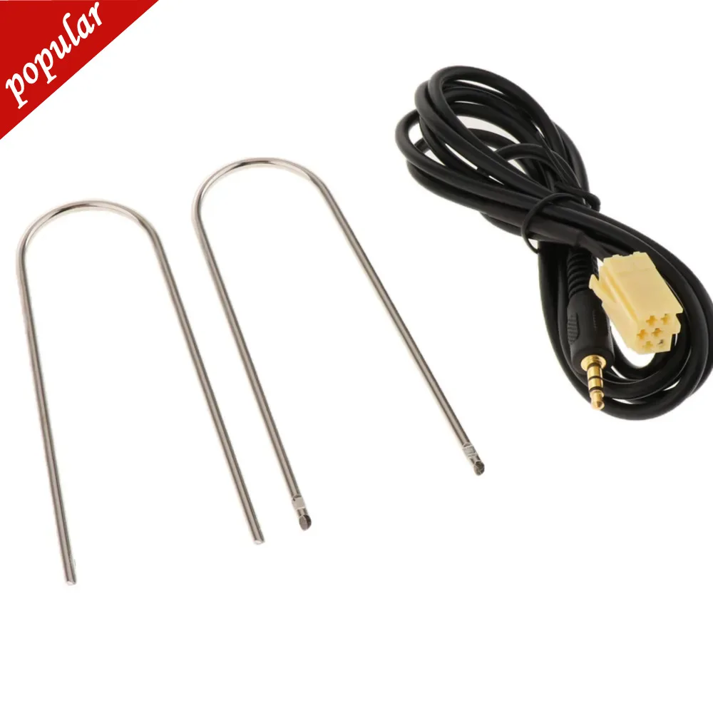 AUX Input 3.5mm Jack Cable Lead Plug 6Pin Mini ISO for iPod MP3 Fiat 500 Grande