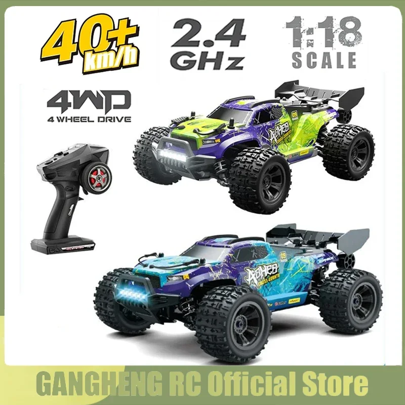 

1:18 40km/h Brushless RC Drift Car With LED Lights 4WD Electric High Speed Racing Remote Control Monster Truck for Kids Adults