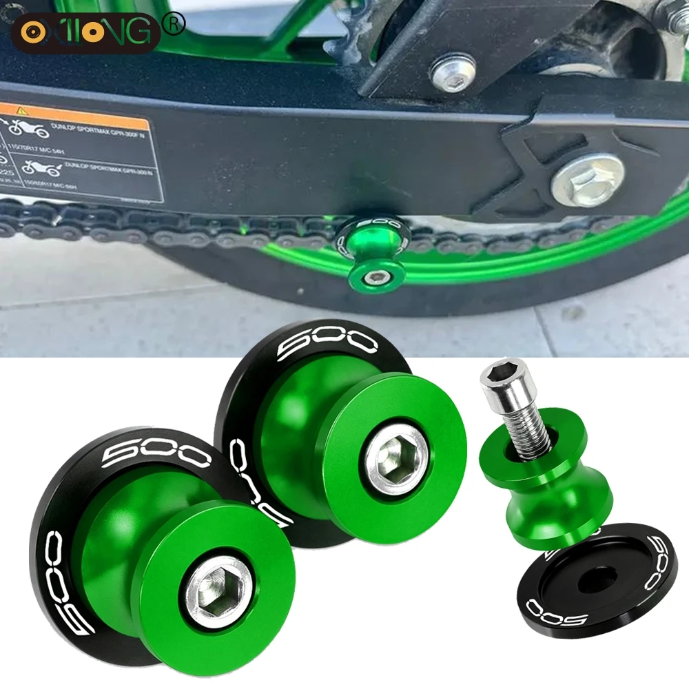 

For Kawasaki Z400 Z500 Z 400 500 Ninja400 Ninja500 SE 2019-2025 2024 2023 2022 Motorcycle M8 Stand Screws Swingarm Spools Slider