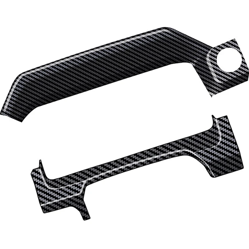 For Toyota Tacoma 2024 Dashboard Instrument Panel Screen Frame Cover Trim Carbon Fiber Interior Car Accessories