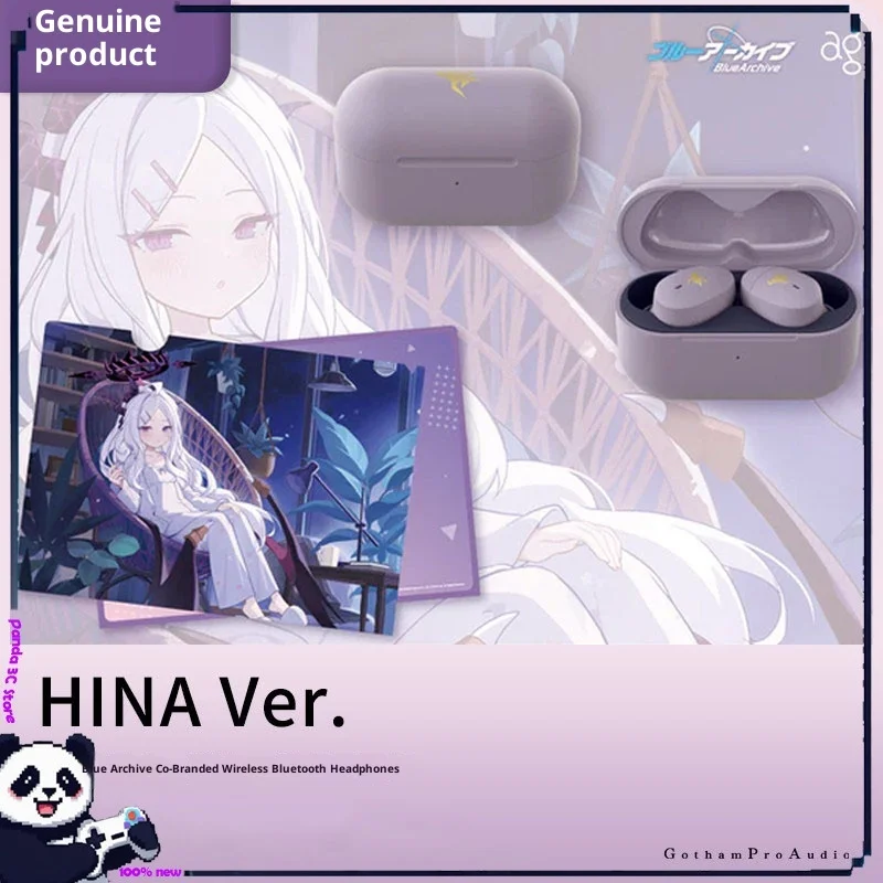 

Blue Archive Хина Сорасаки Hina Ver. Беспроводные Bluetooth-наушники для периферийных устройств, аниме-наушники и игровые наушники ASMR (совместная разработка)