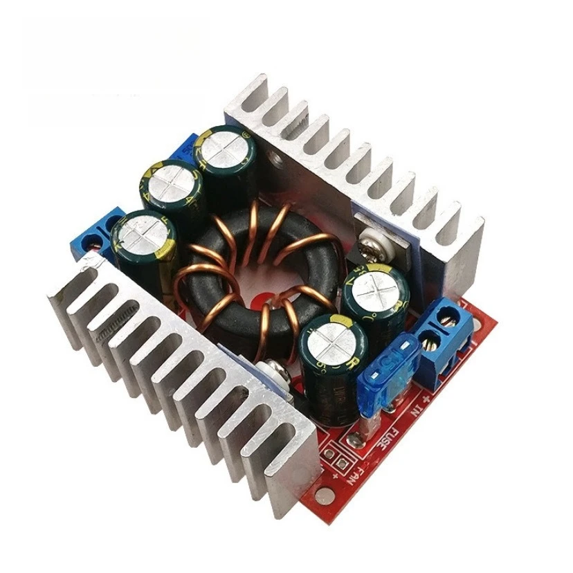 15A Synchronous Rectifier DC DC Buck Converter High Power Adjustable Step Down for Car Industrial LED Driver