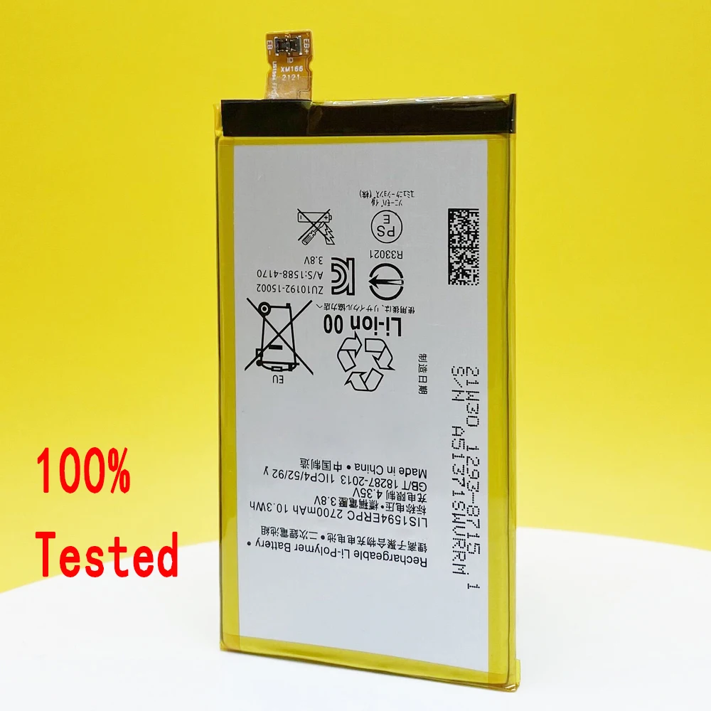 New LIS1594ERPC 2700mAh Battery For Sony Xperia Z5 Mini XA Ultra C6 F3216 F3215 F3216Xc Xmini F5321 Z5C Z5 With Tracking Number