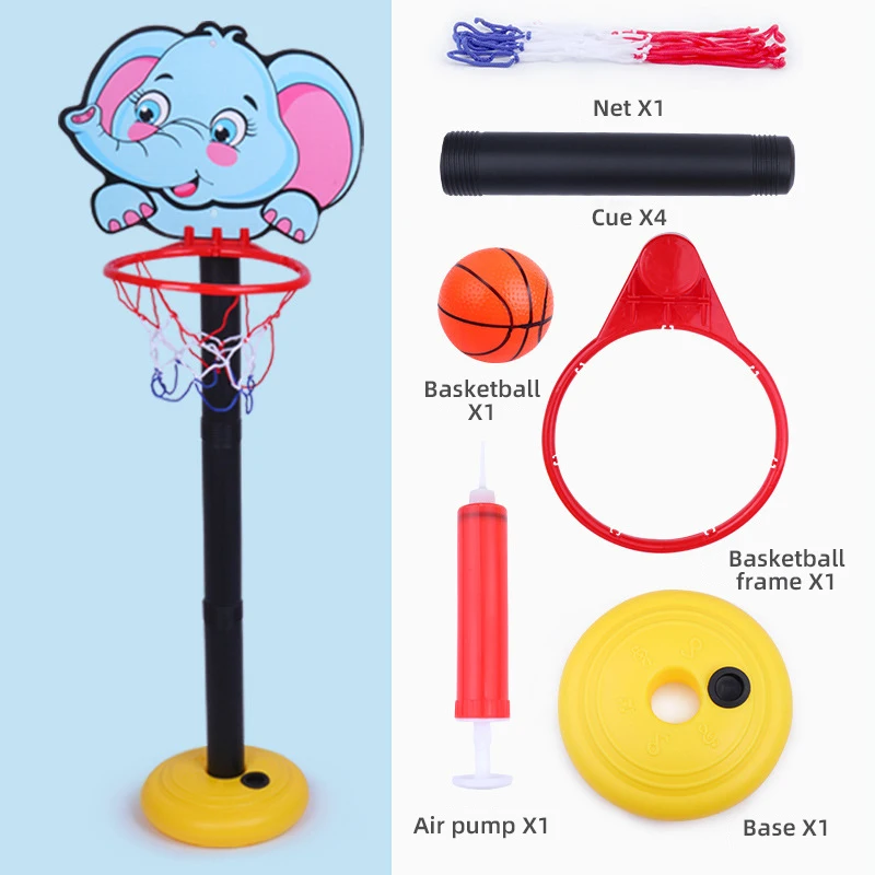 Kinder Cartoon Tier Basketball korb Familie interaktives Lernspiel zeug Stanzen Indoor Outdoor Wand Ball Spielzeug für Kinder Geschenke