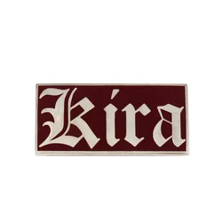 Yagami Light Kira Symbol Lapel Pin Death Note Badge Manga Anime Brooch Peripheral